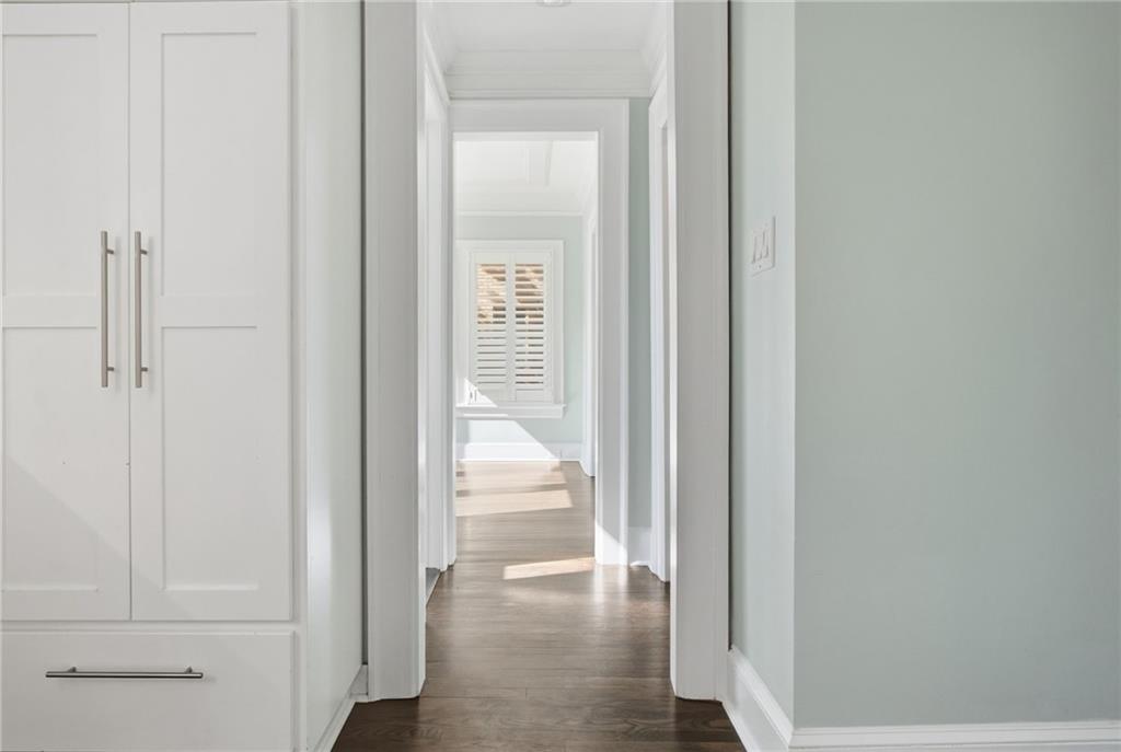 1417 Briarcliff Road Northeast Atlanta, GA 30306 - Photo 15 of 51 a view of a hallway with wooden floor