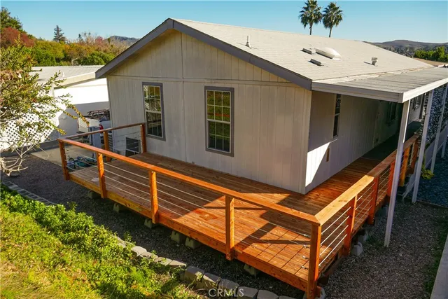 a view of outdoor space and deck