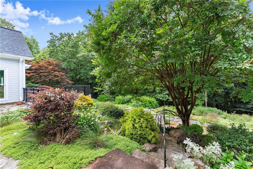 77 Old River Road Dahlonega, GA 30533 - Photo 13 of 98 a view of a garden