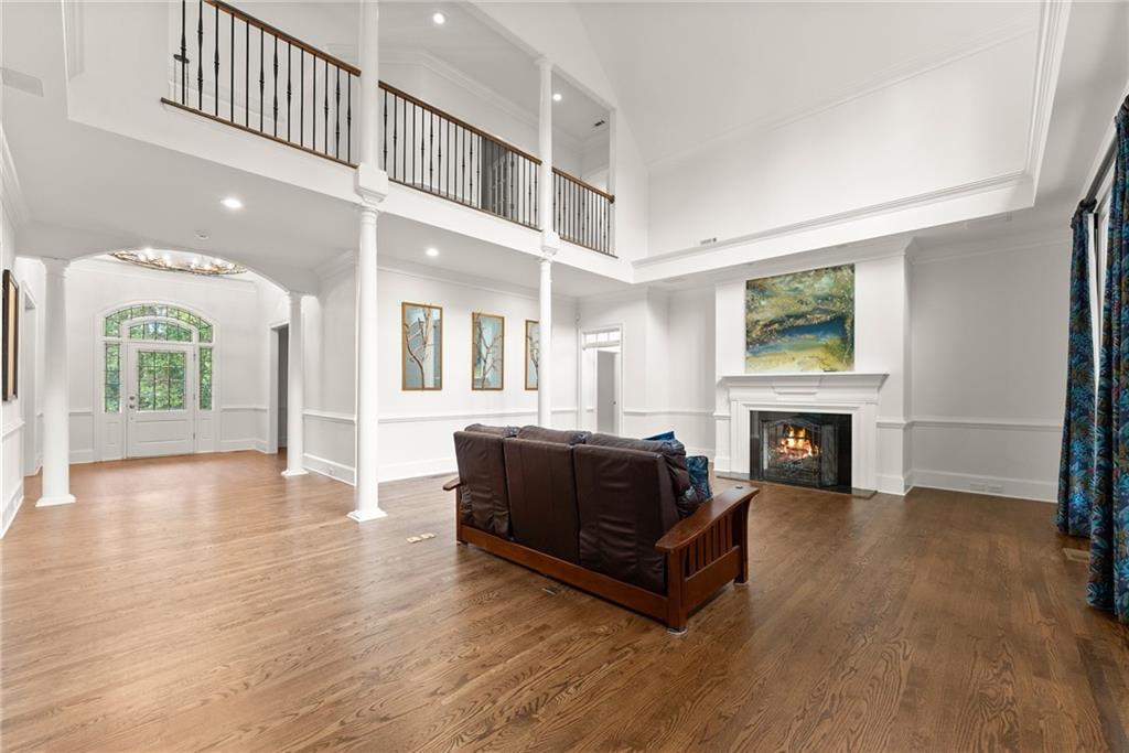 77 Old River Road Dahlonega, GA 30533 - Photo 19 of 98 a living room with furniture and a fireplace