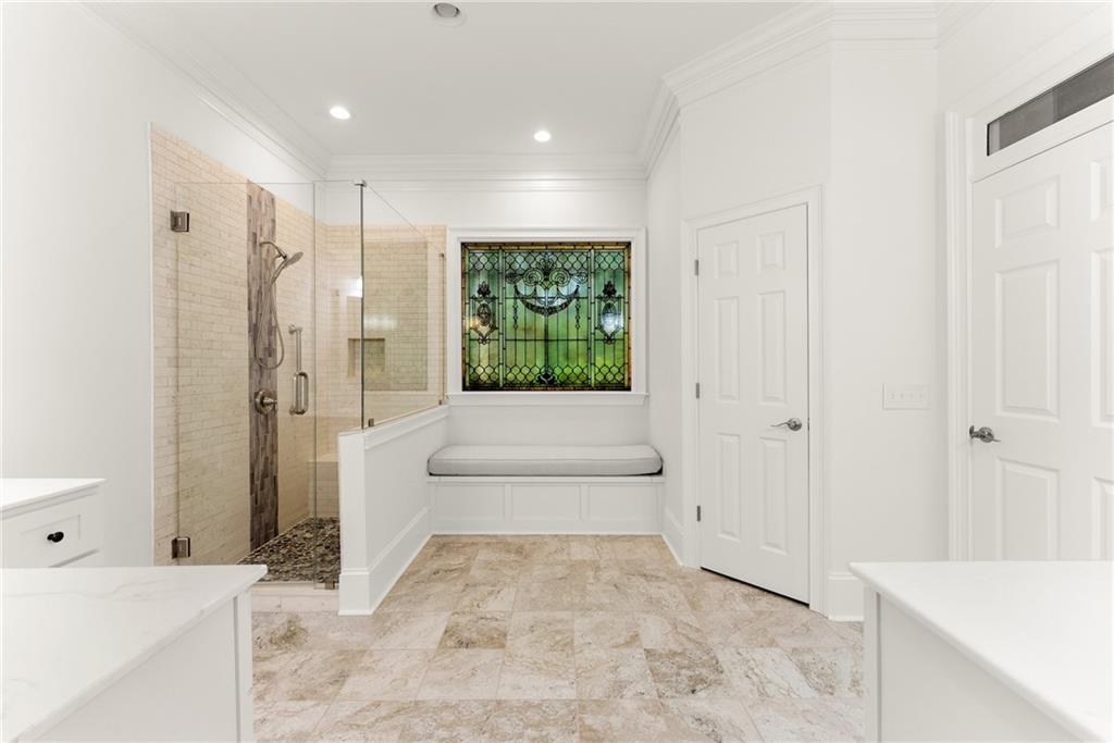 77 Old River Road Dahlonega, GA 30533 - Photo 51 of 98 a bathroom with a tub shower and sink