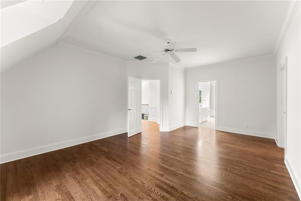 77 Old River Road Dahlonega, GA 30533 - Photo 55 of 98 wooden floor in an empty room with a window