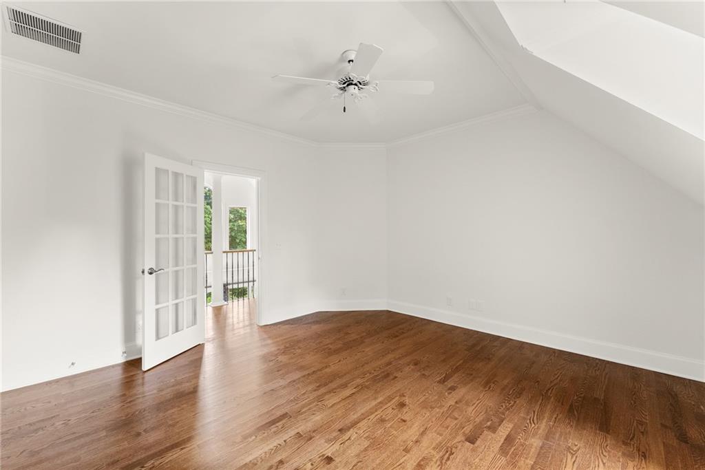 77 Old River Road Dahlonega, GA 30533 - Photo 64 of 98 wooden floor in an empty room with a window