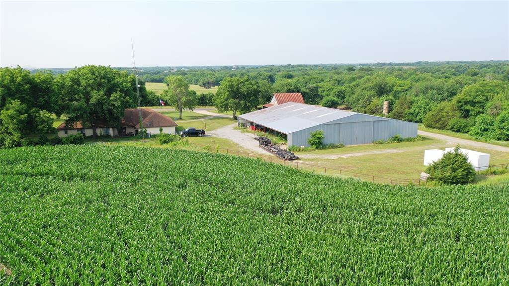 10948 Fm 898 Whitewright, TX 75491 - Photo 22 of 39 a aerial view of a house with backyard