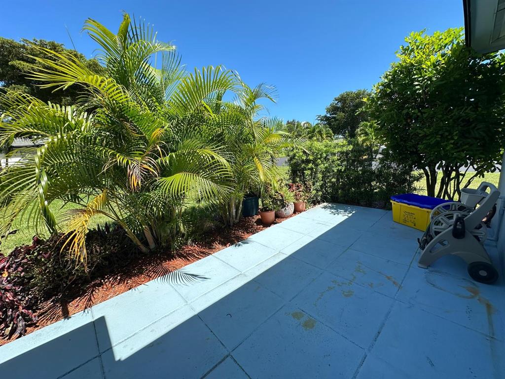665 High Point Drive Delray Beach, FL 33445 - Photo 19 of 22 a view of a backyard with plants