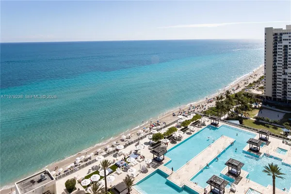 a view of ocean view with beach