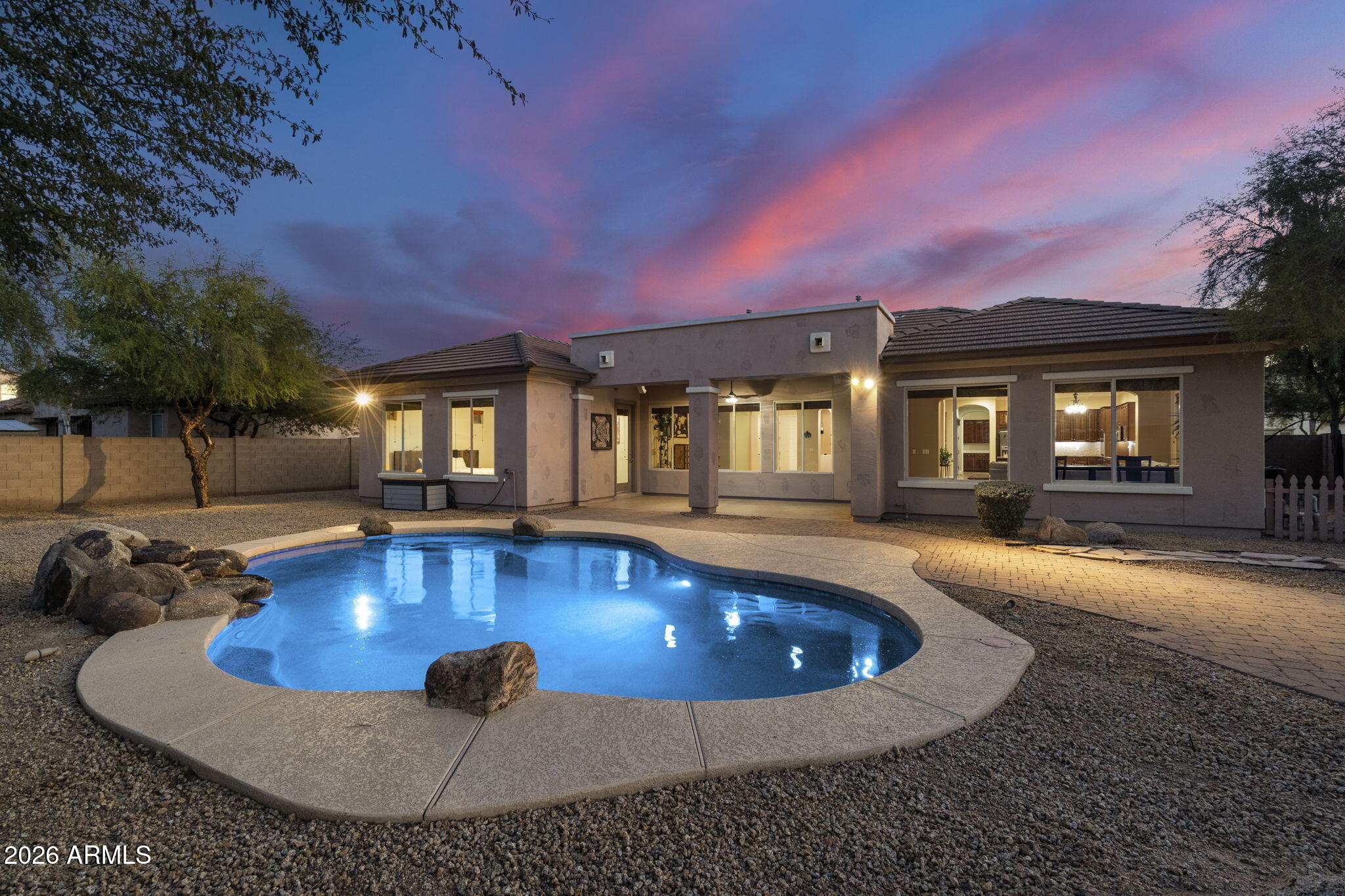 6920 West Fremont Road Laveen, AZ 85339 - Photo 38 of 44 Resort-Style Bkyd w Pebble Pool