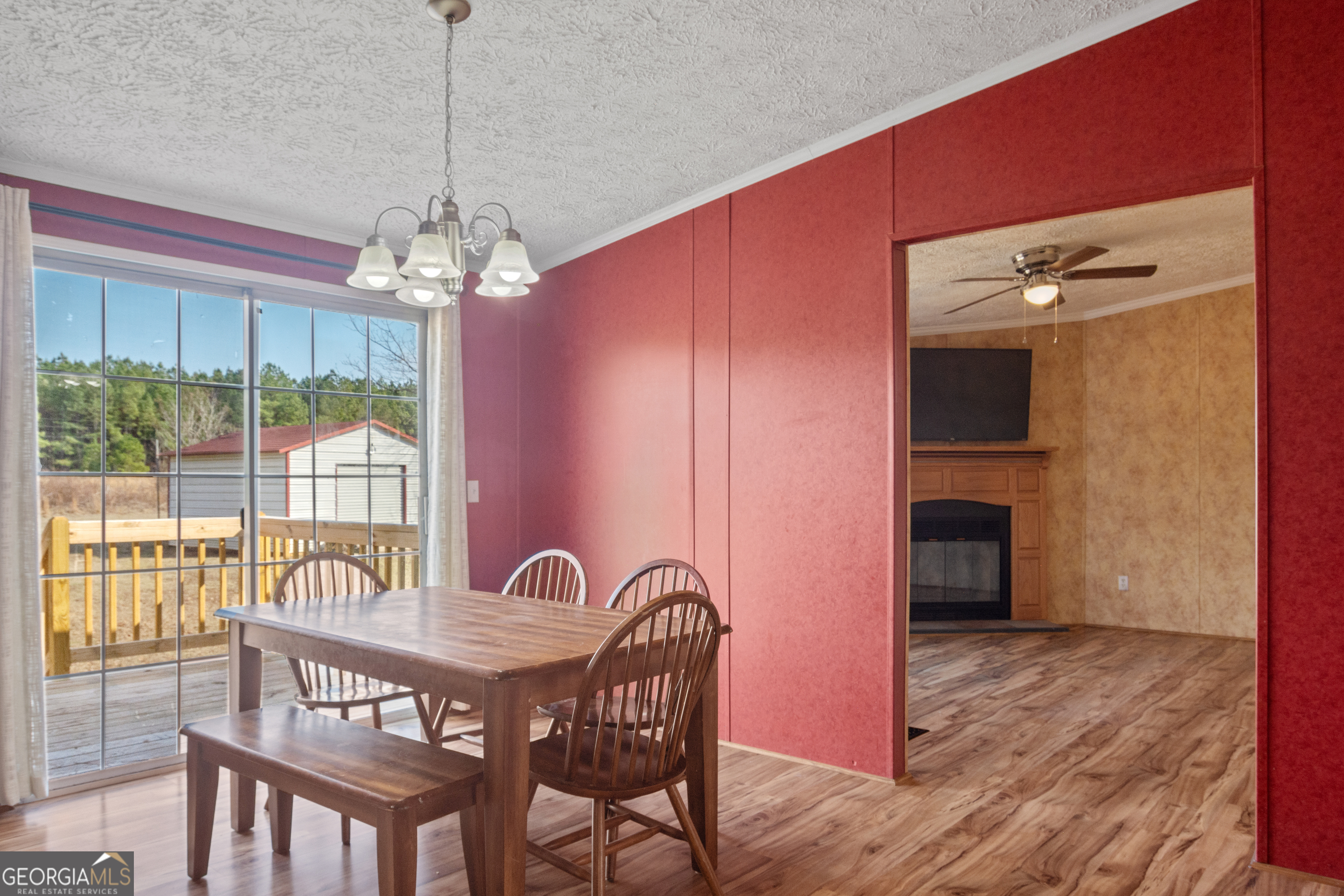 907 Sheppard Road Tennille, GA 31089 - Photo 18 of 54 a view of a dining room with furniture window and outside view
