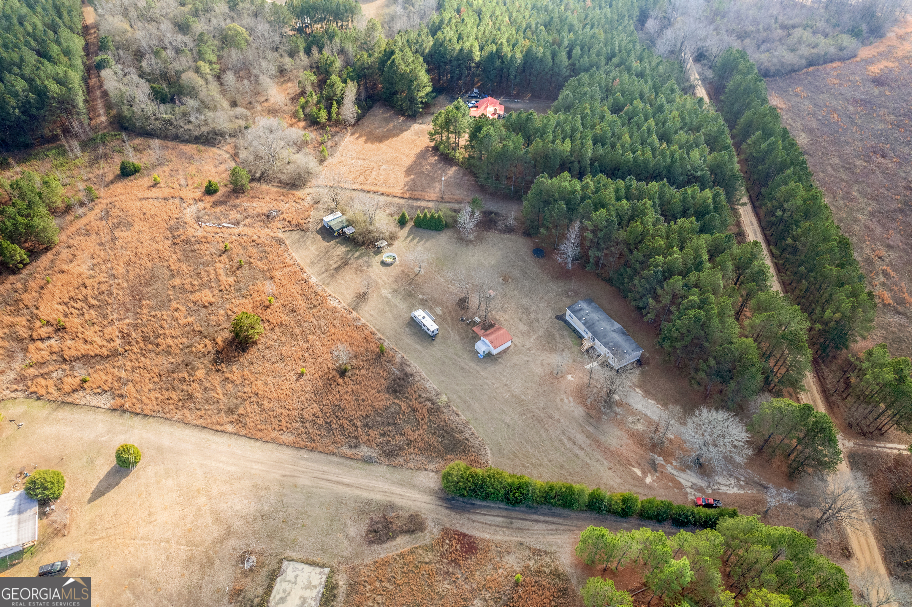 907 Sheppard Road Tennille, GA 31089 - Photo 9 of 54 a view of a yard with plants and large trees
