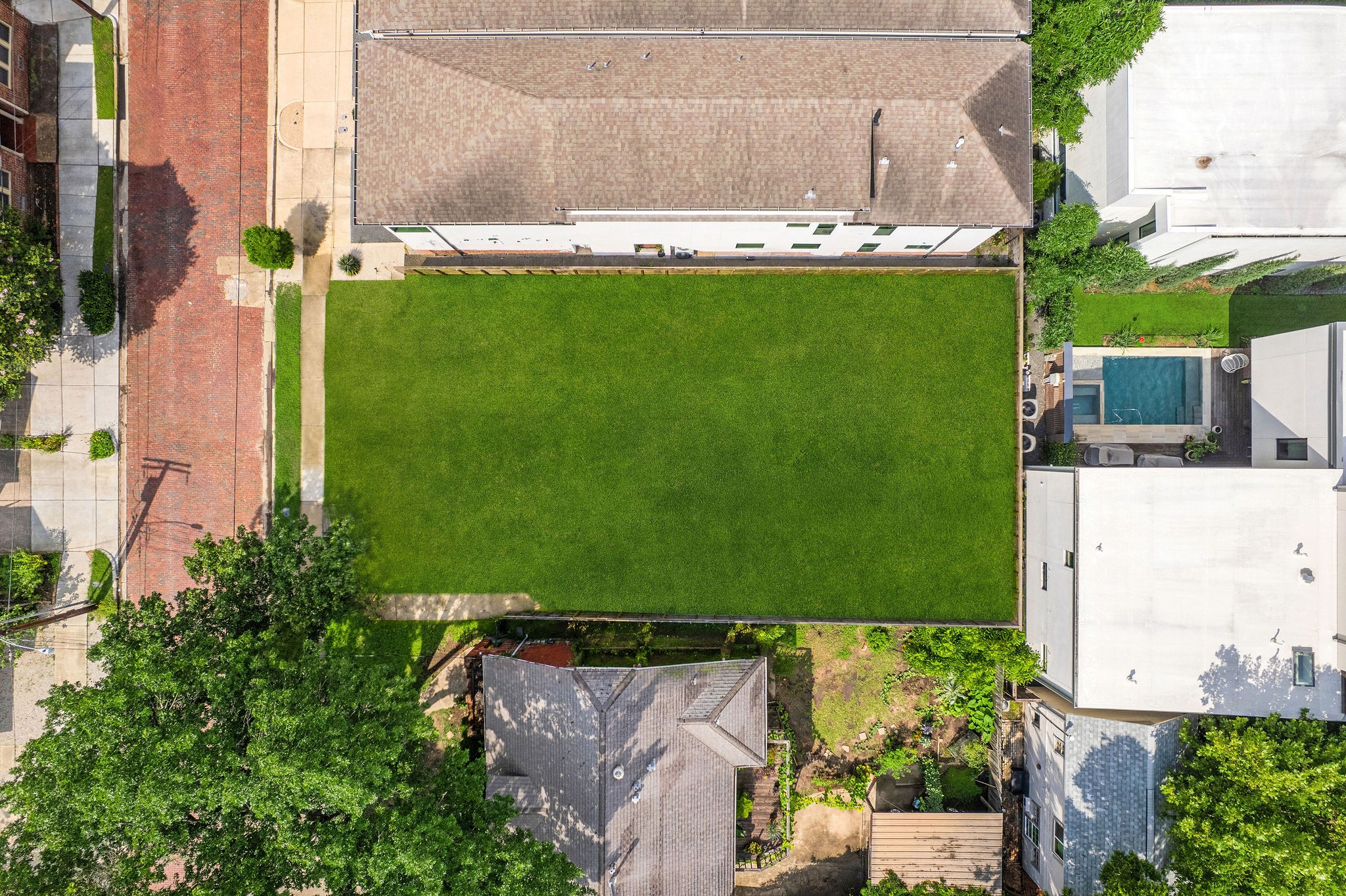 1524 Michigan Street Houston, TX 77006 - Photo 9 of 10 Conceptual rendering illustrating potential homesite after removal of existing structure.