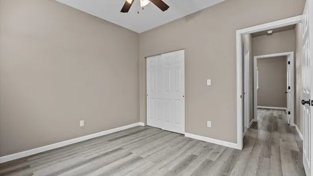 wooden floor in an empty room