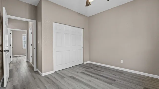 wooden floor in an empty room