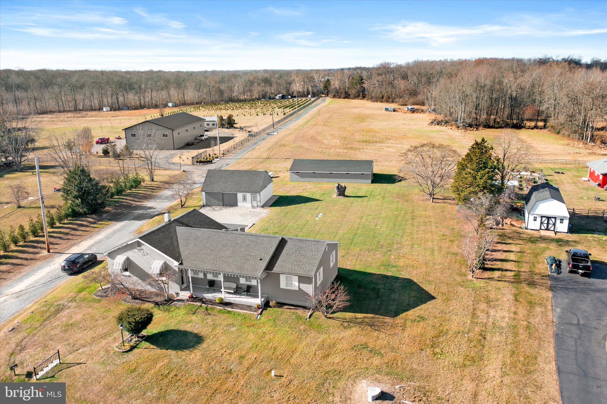 151 Walnford Road Allentown, NJ 08501 - Photo 35 of 49 an aerial view of a house with yard swimming pool and outdoor seating