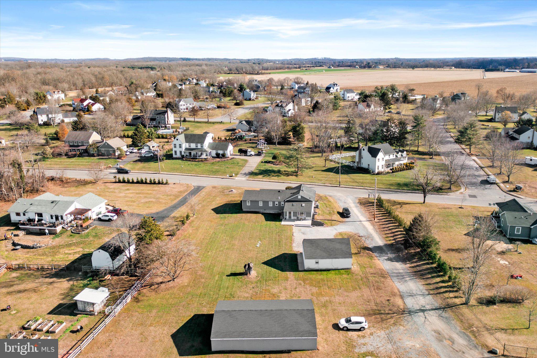 151 Walnford Road Allentown, NJ 08501 - Photo 38 of 49 an aerial view of residential houses with outdoor space