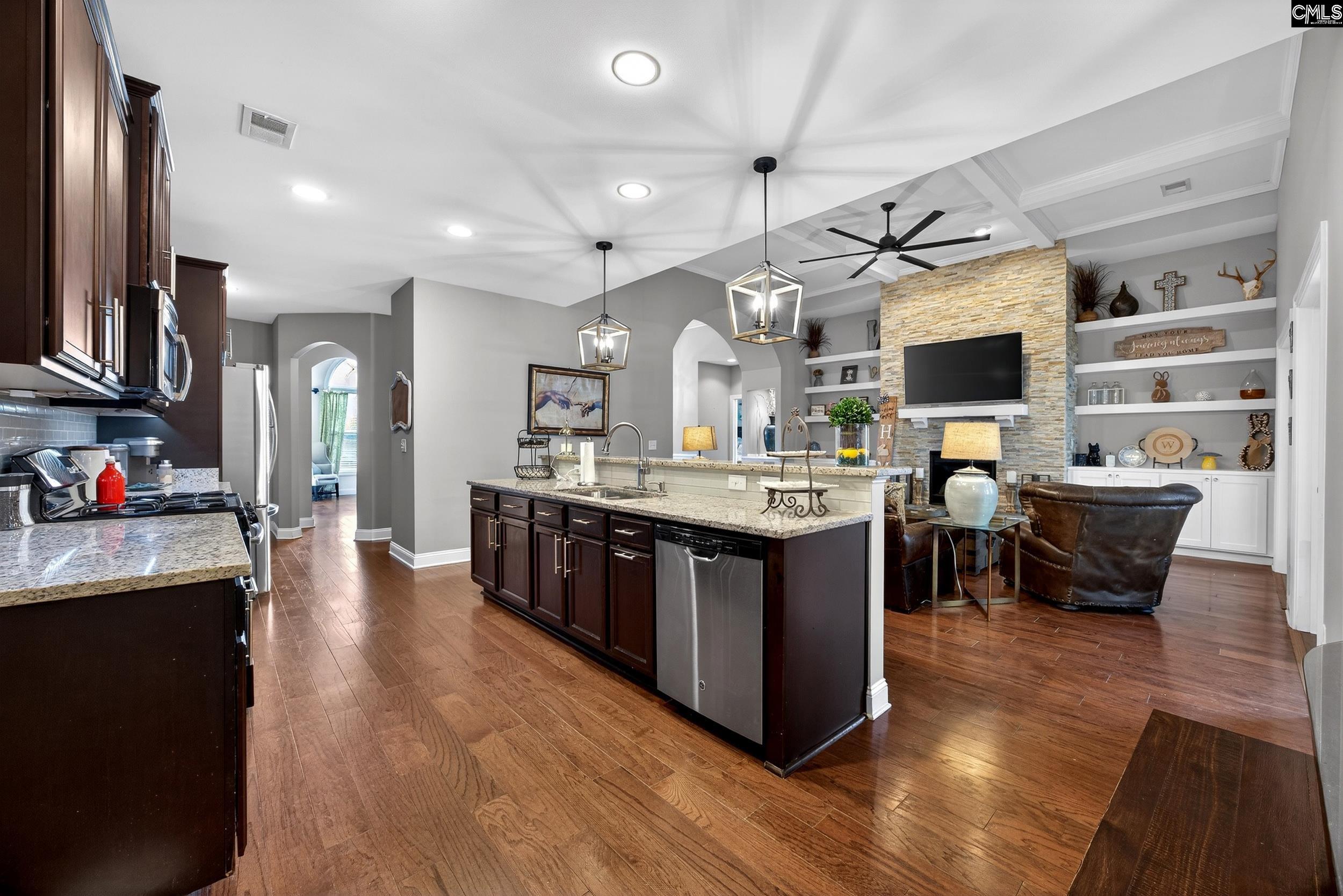 116 Renard Way Gilbert, SC 29054 - Photo 22 of 74 a large kitchen with a large counter top appliances and cabinets