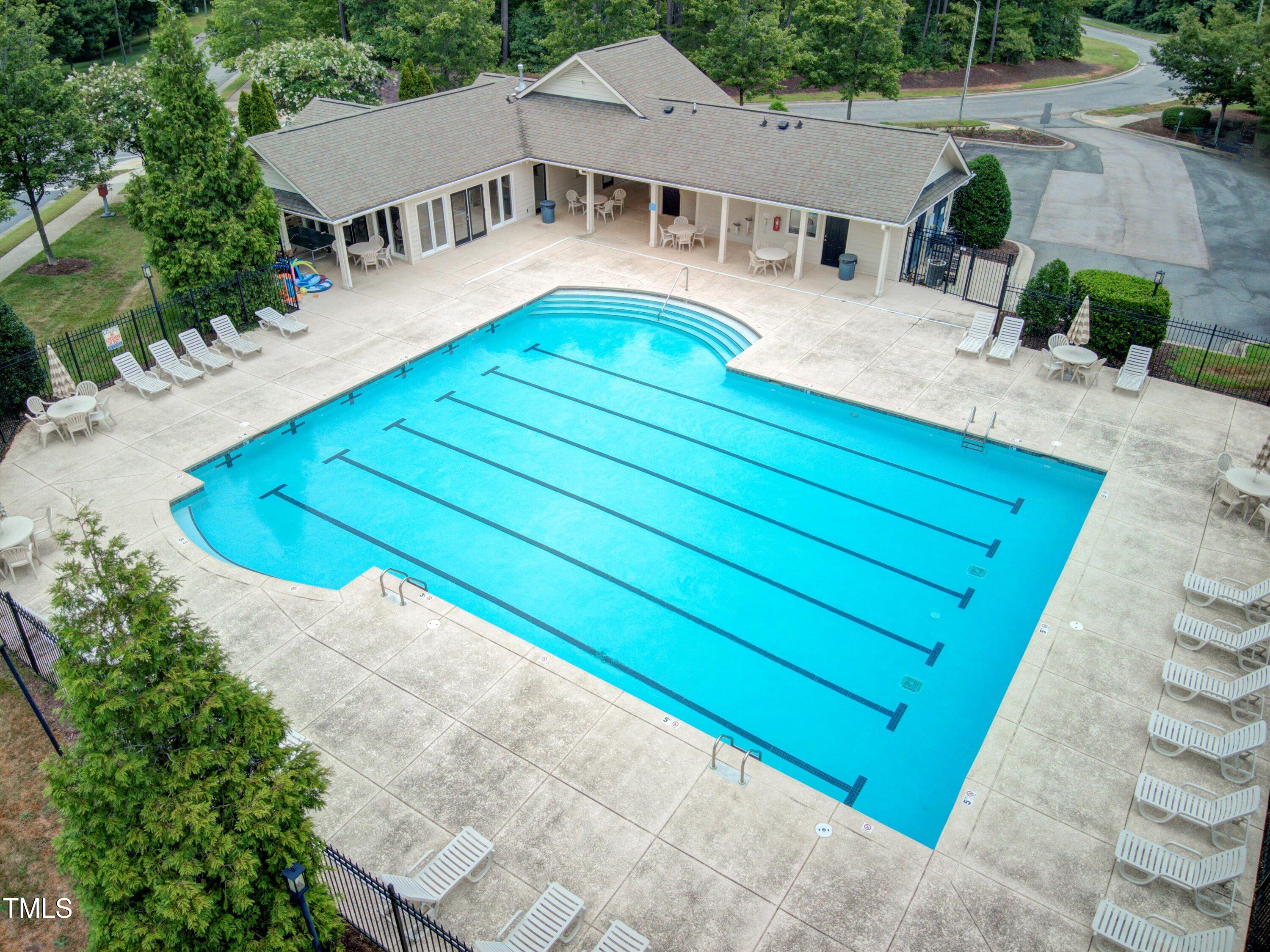 3583 Sugar Tree Place Durham, NC 27713 - Photo 47 of 50 an aerial view of a house