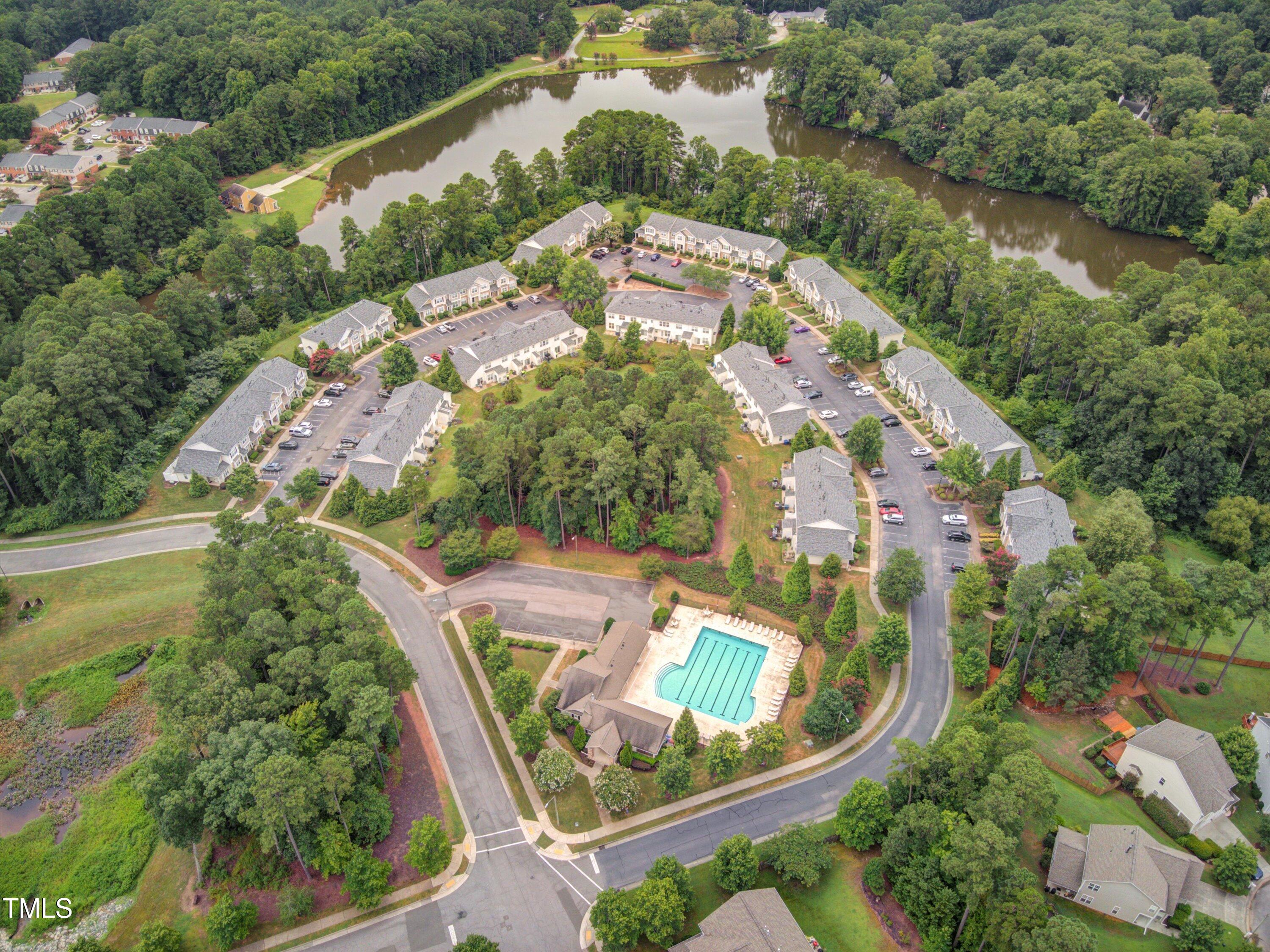 3583 Sugar Tree Place Durham, NC 27713 - Photo 50 of 50 an aerial view of a house
