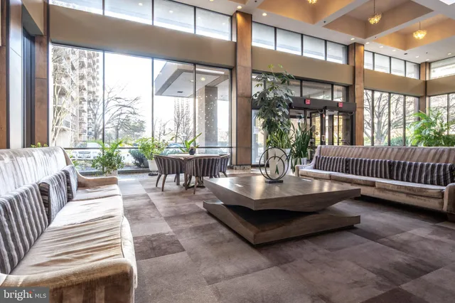 a front view of a building with street view