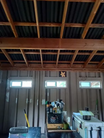 a view of storage and utility room