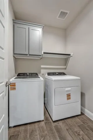 a front view of a house with a outdoor space