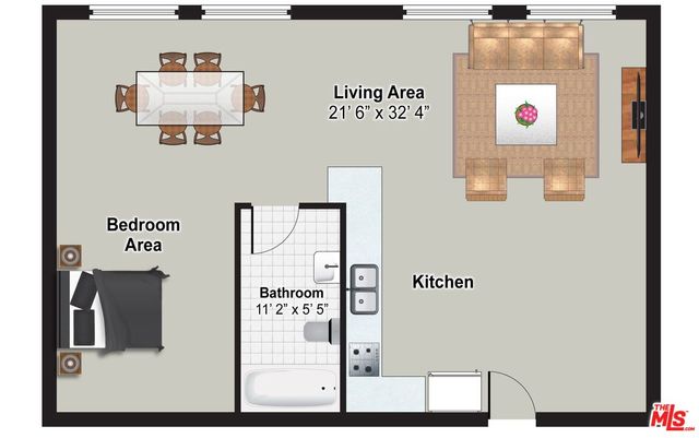 a view of a tall building