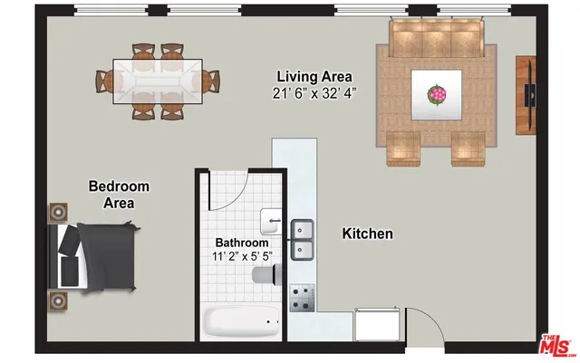 a view of a tall building