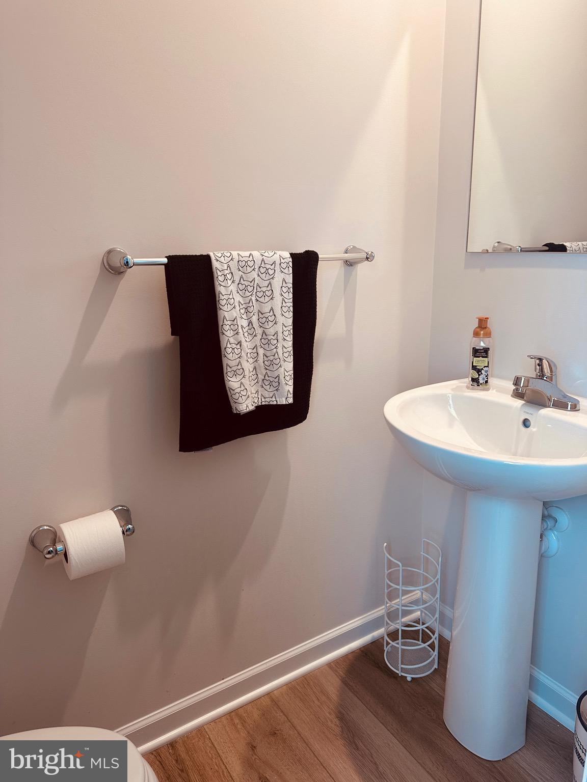 309 Yellow Bill Lane, Unit JUNIPER Cambridge, MD 21613 - Photo 15 of 25 a bathroom with a sink and mirror