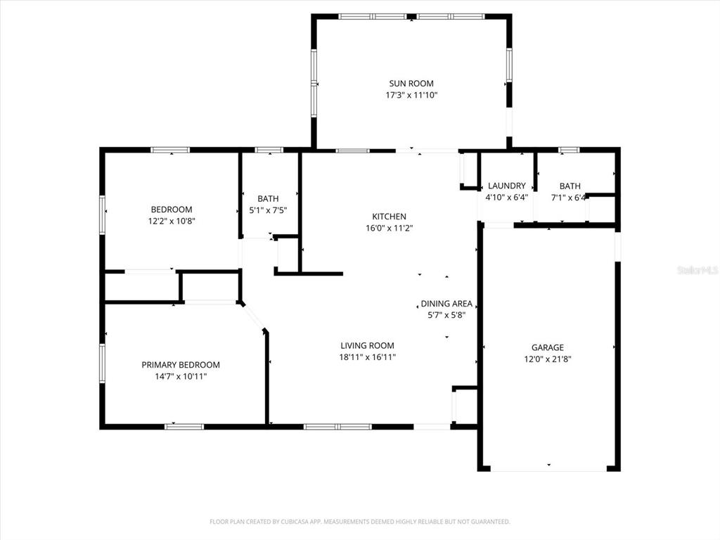 1017 Rosedale Road Venice, FL 34293 - Photo 30 of 30 a picture of a floor plan