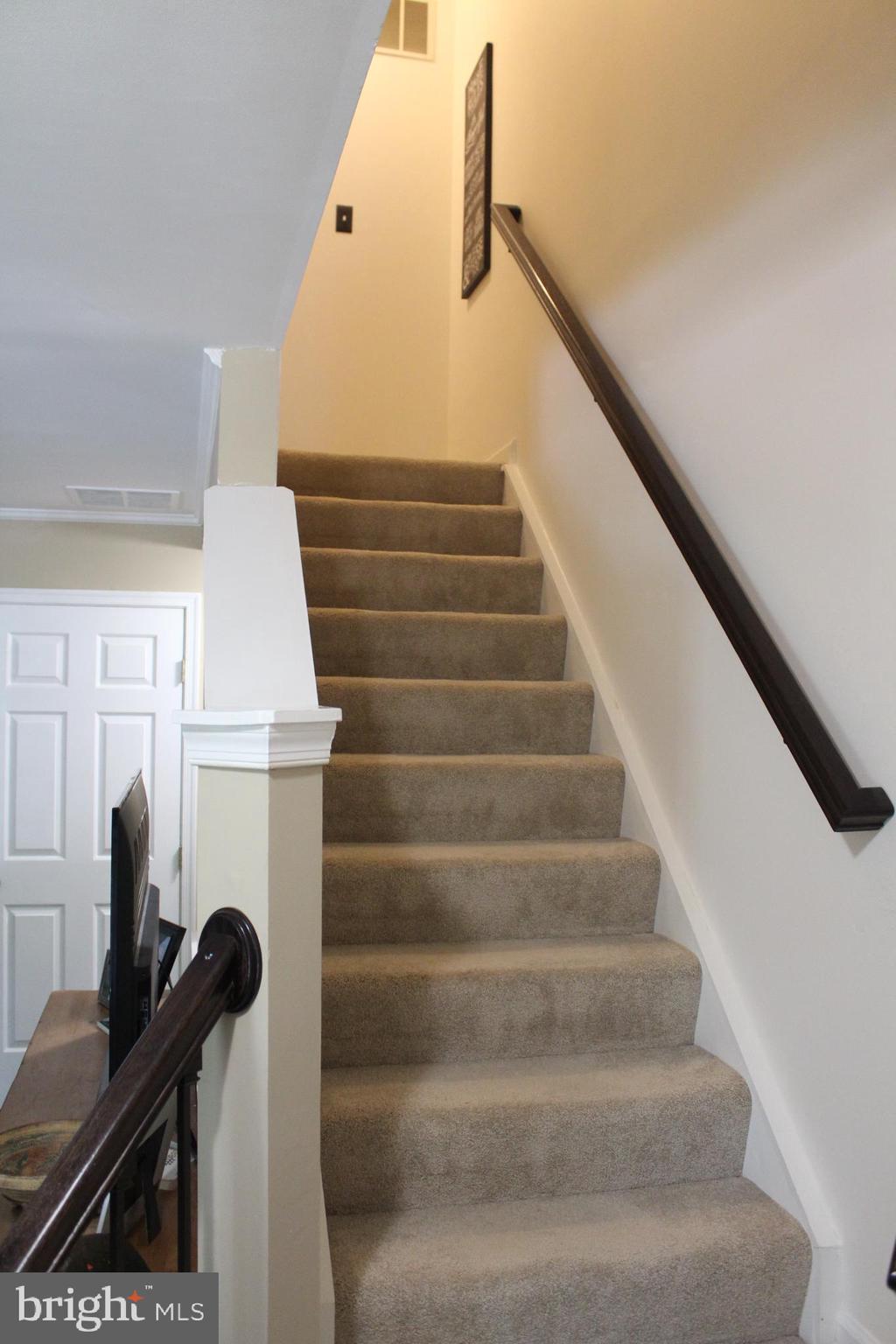 14152 Asher View Centreville, VA 20121 - Photo 9 of 34 Carpeted stairs to upper level