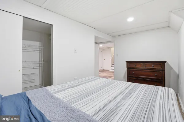 a view of balcony with wooden floor