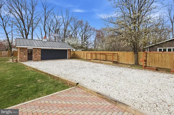 a backyard of a house