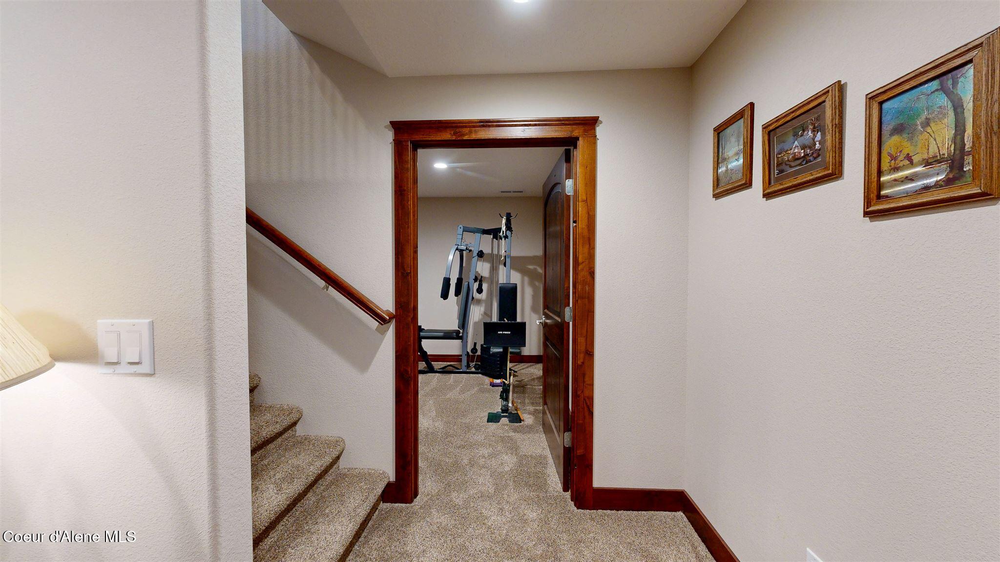 19398 North Ella Road Rathdrum, ID 83858 - Photo 47 of 88 view of exercise room from family room