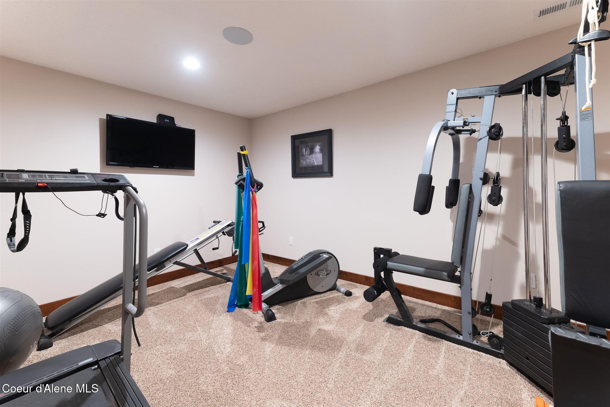 19398 North Ella Road Rathdrum, ID 83858 - Photo 48 of 88 exercise room in basement