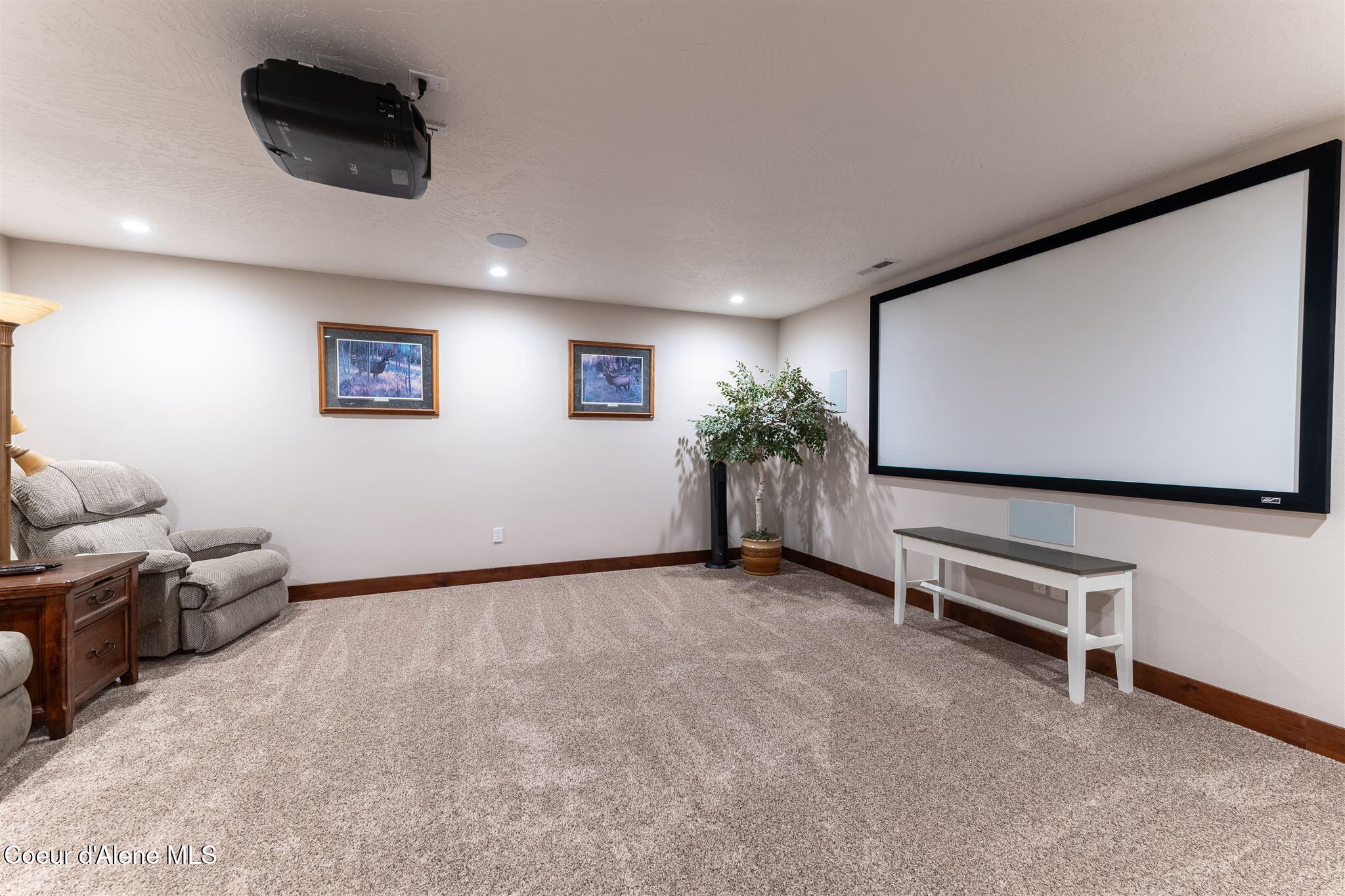 19398 North Ella Road Rathdrum, ID 83858 - Photo 49 of 88 media room in basement