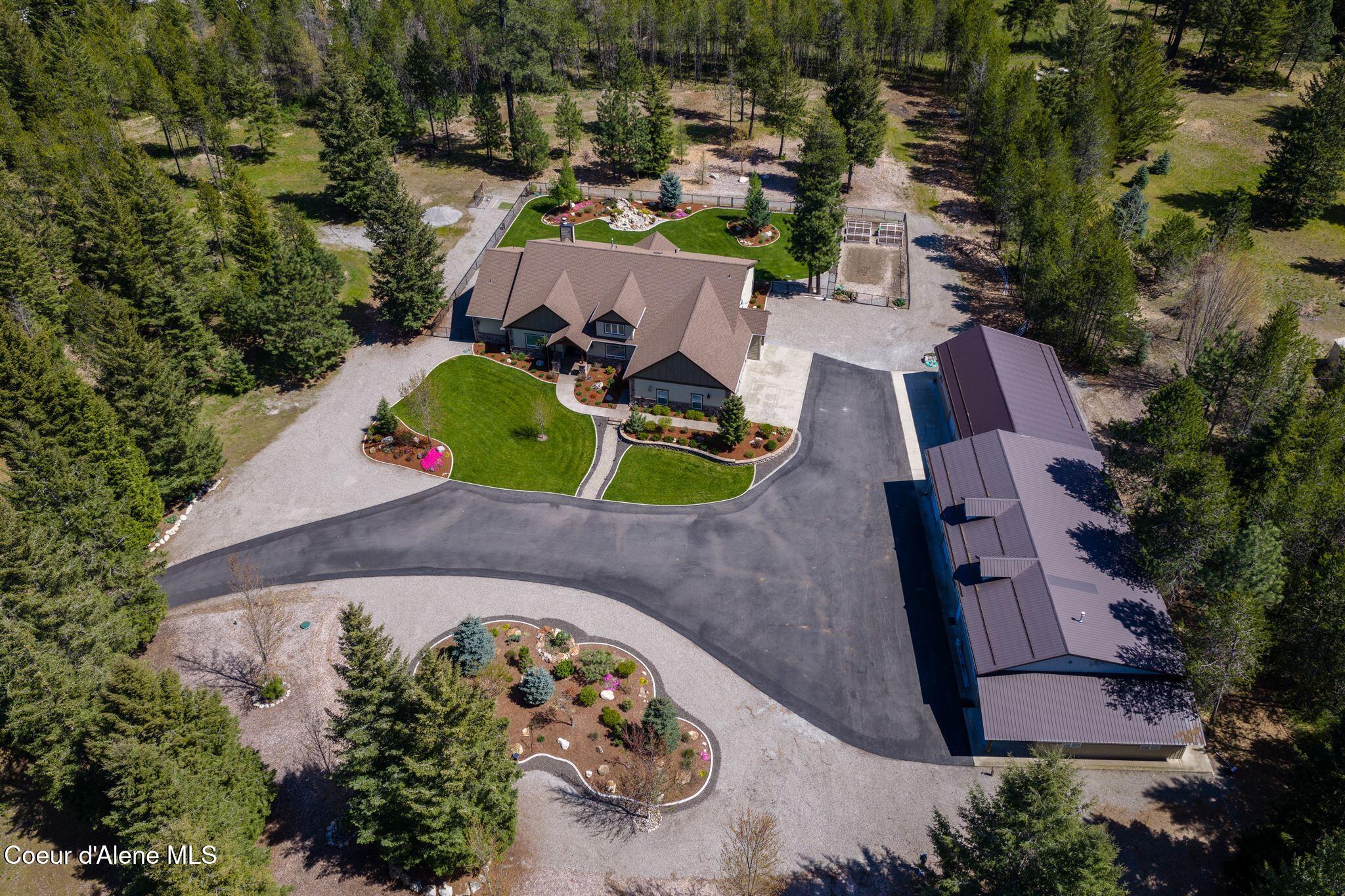 19398 North Ella Road Rathdrum, ID 83858 - Photo 55 of 88 aerial looking east