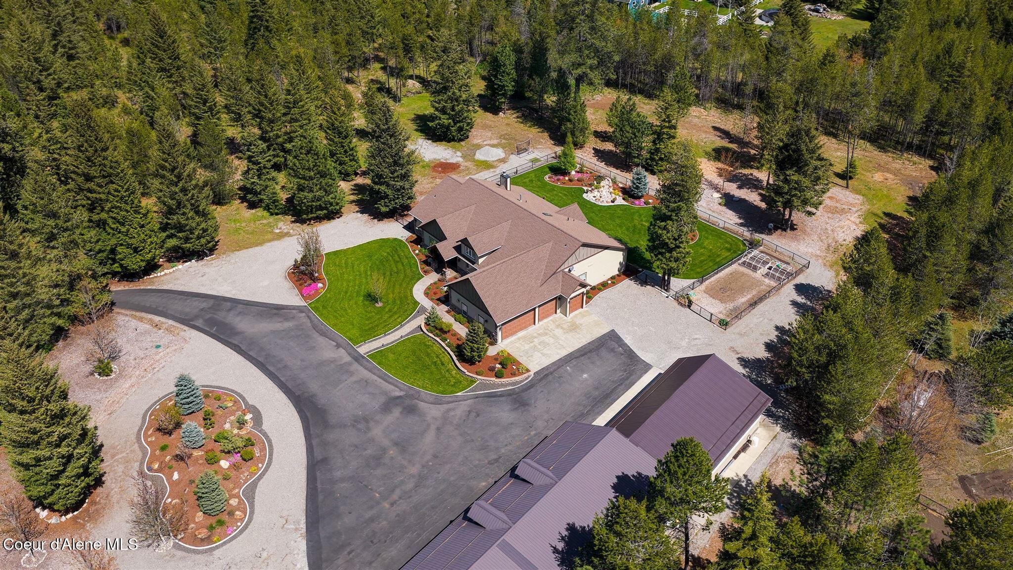 19398 North Ella Road Rathdrum, ID 83858 - Photo 59 of 88 aerial looking northeast