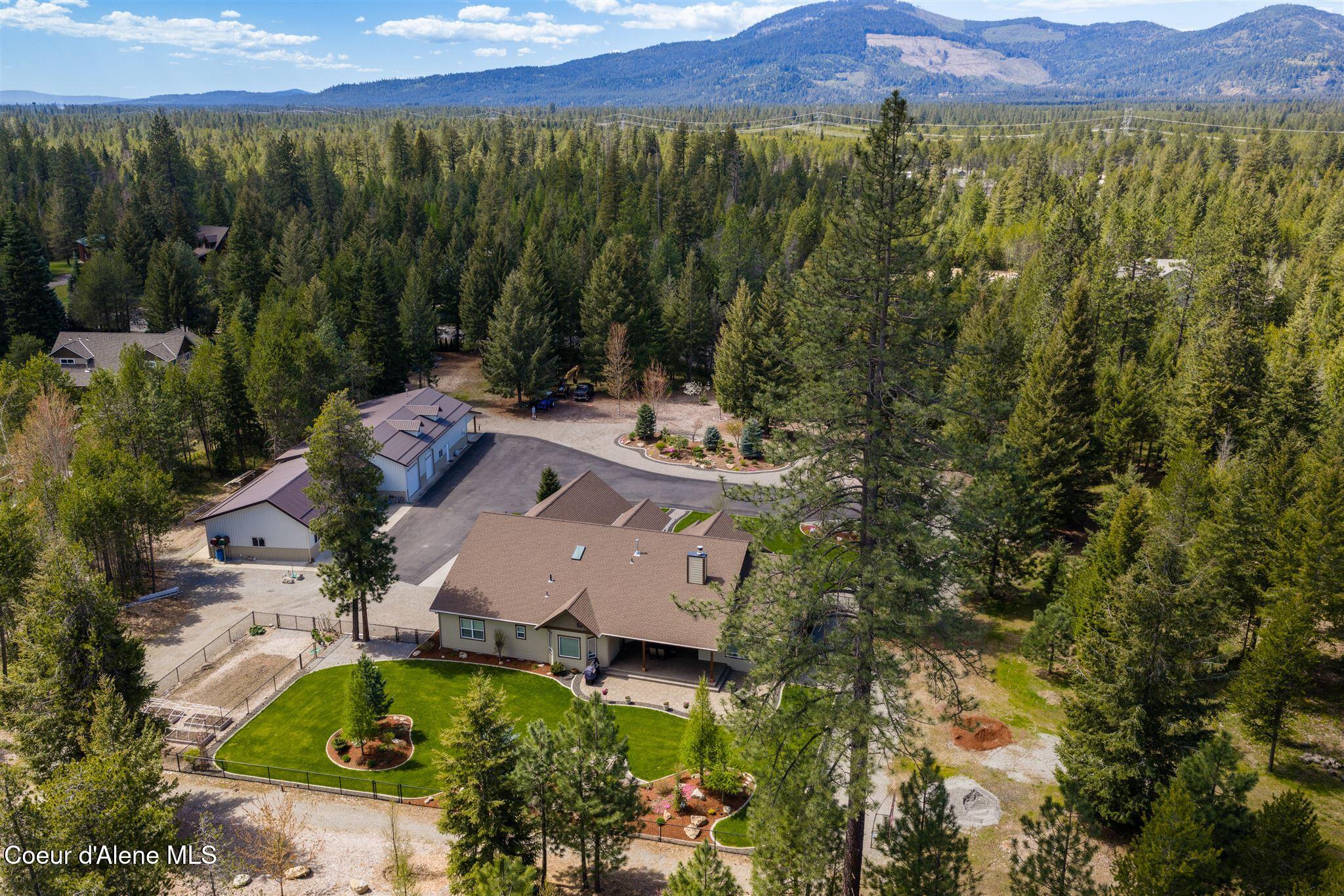 19398 North Ella Road Rathdrum, ID 83858 - Photo 61 of 88 aerial looking west