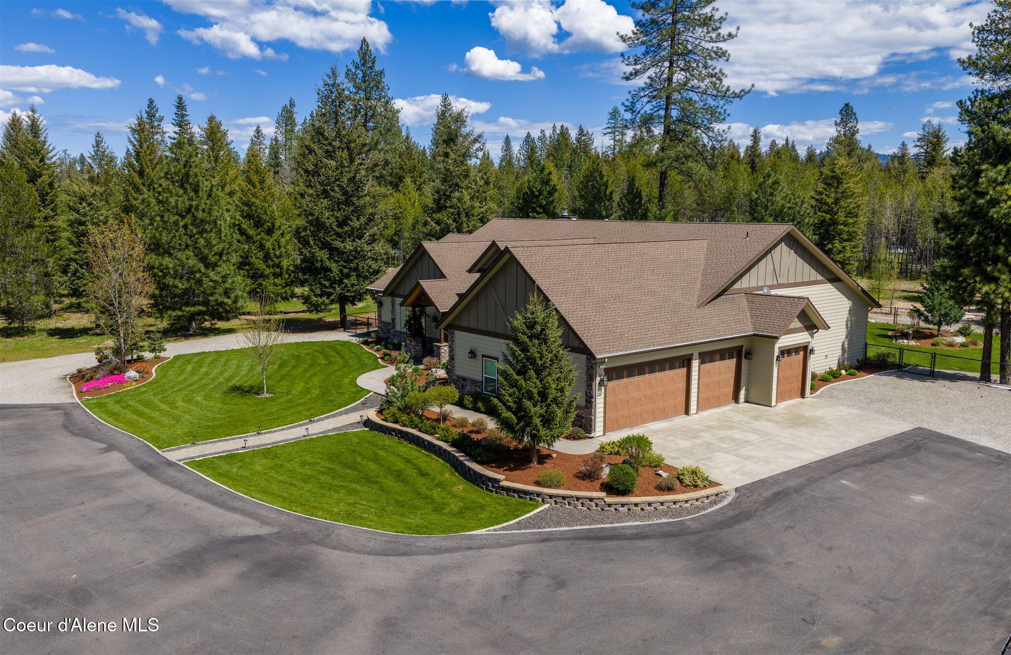 19398 North Ella Road Rathdrum, ID 83858 - Photo 64 of 88 aerial south view
