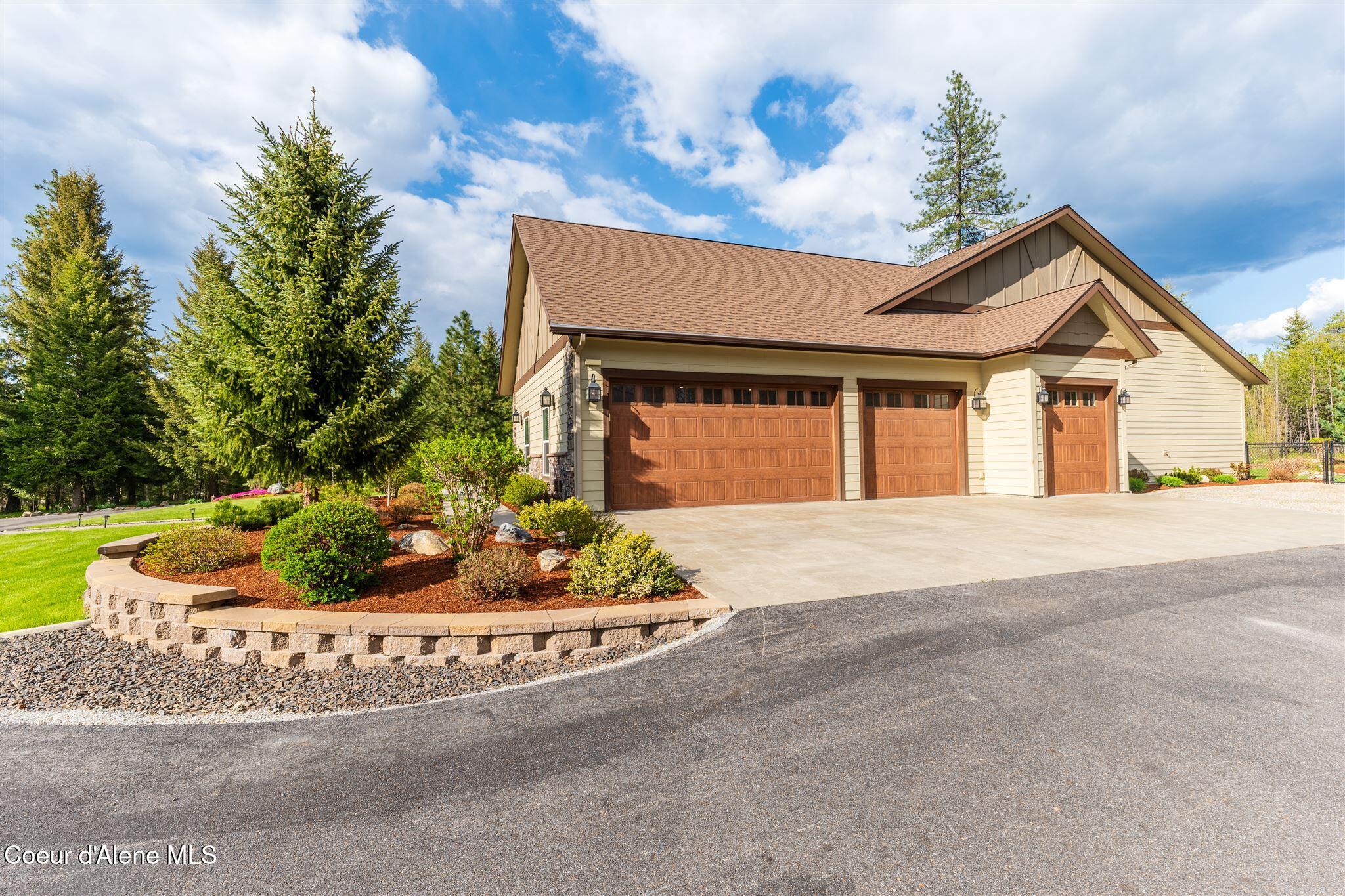 19398 North Ella Road Rathdrum, ID 83858 - Photo 75 of 88 south view 3 car garage & utility garage