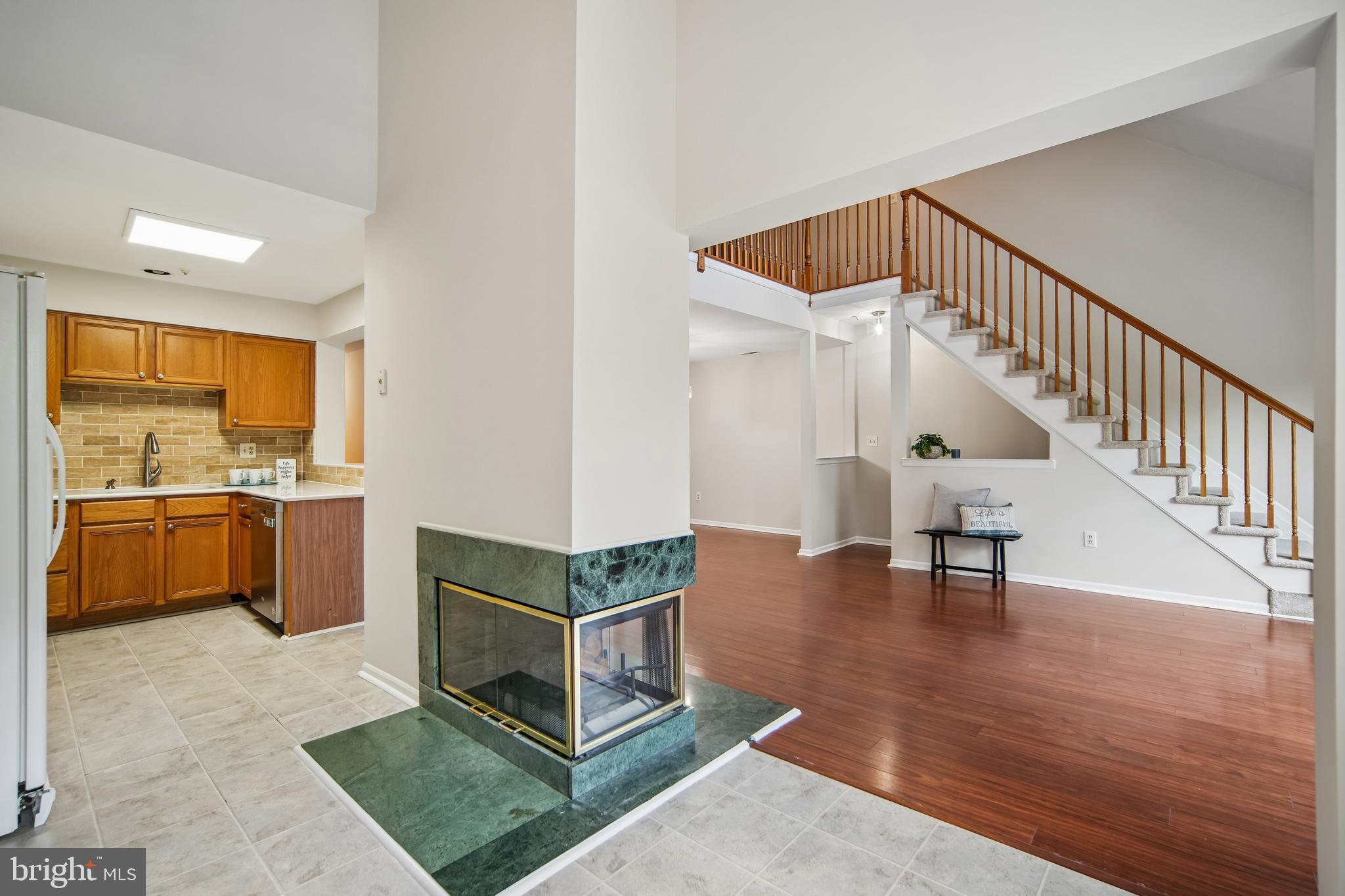 Eat In Kitchen & Fireplace