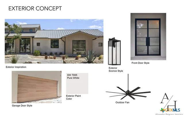 a picture of a bench in front of a house