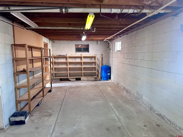 a view of storage and utility room