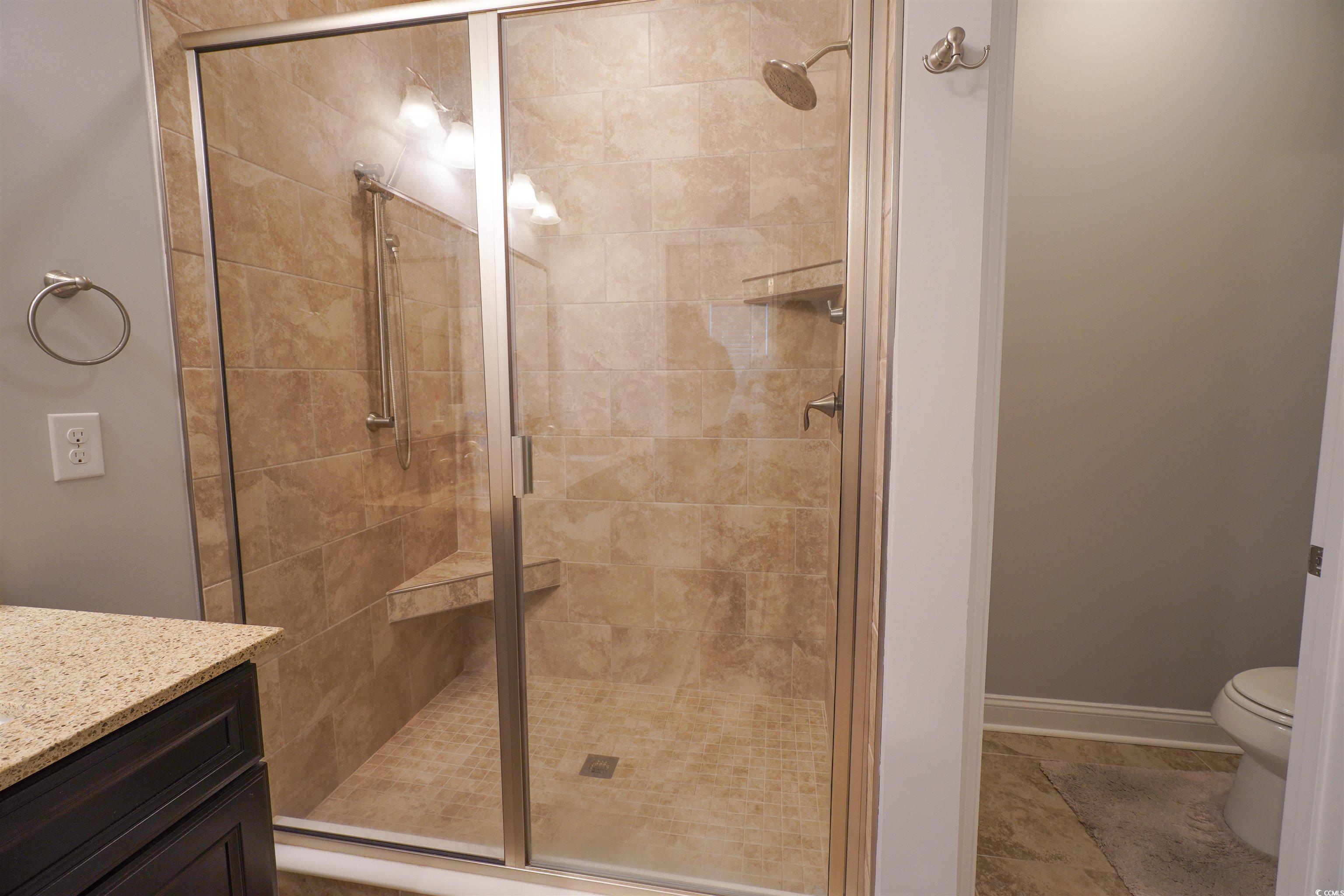 100 Splendor Circle Murrells Inlet, SC 29576 - Photo 27 of 40 Bathroom with vanity and a shower stall