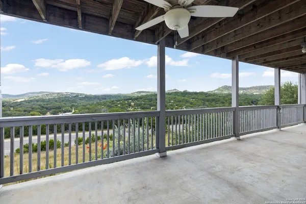 a view of balcony