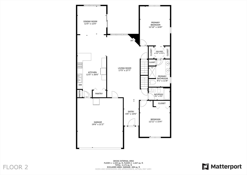 2 Riley Road, Unit C Lunenburg, MA 01462 - Photo 41 of 42 a picture of a floor plan