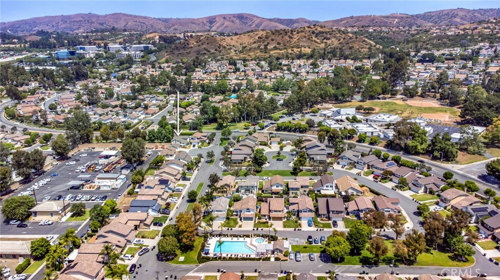 109 Cinnamon Ridge Road Brea, CA 92821 - Photo 65 of 67 Overhead of community and arrow to home.