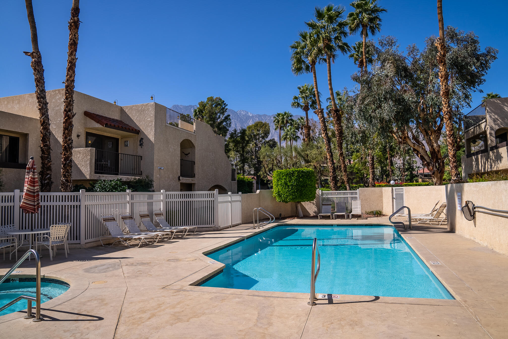 200 East Racquet Club Road, Unit 24 Palm Springs, CA 92262 - Photo 44 of 58 a house view with a outdoor space