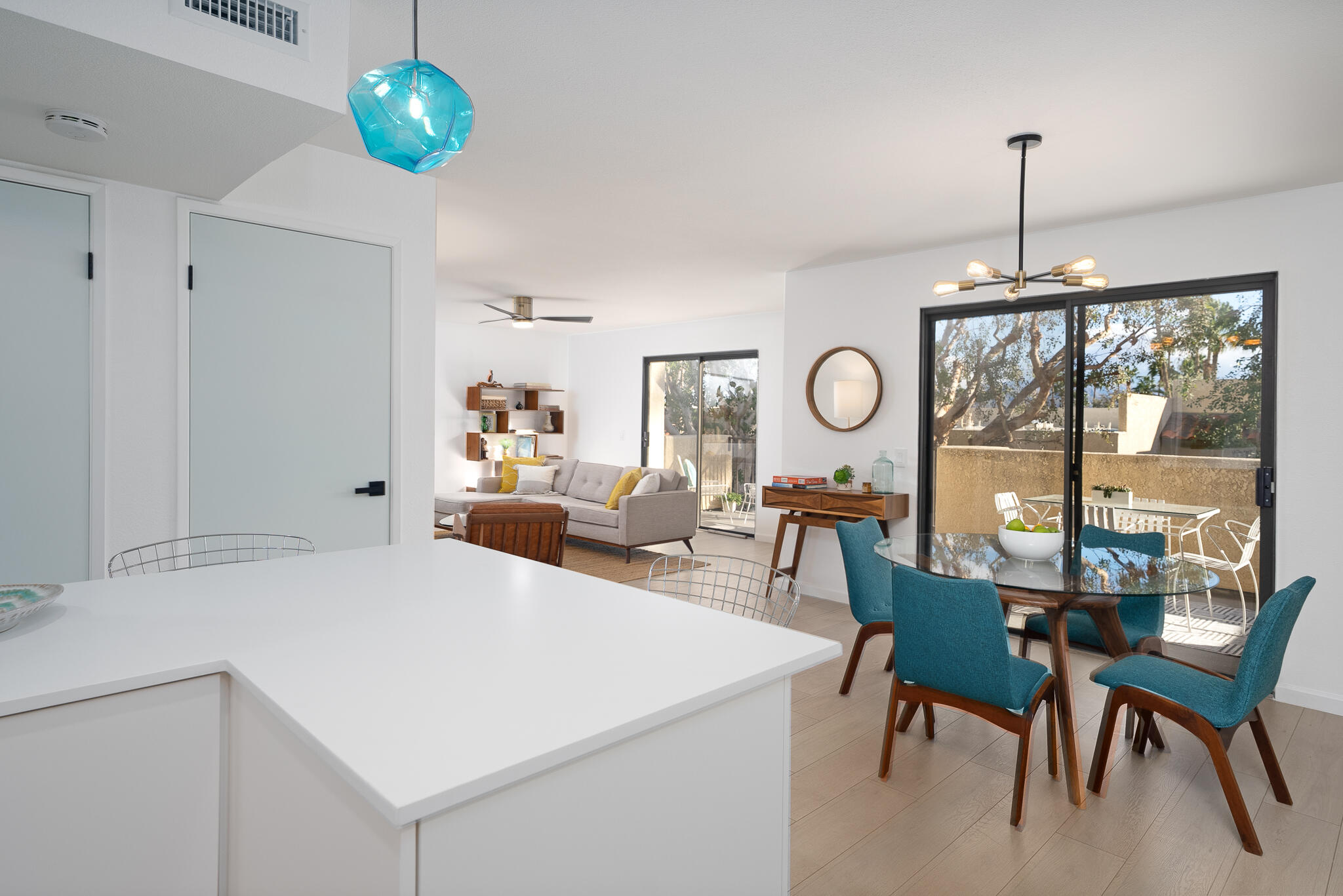 200 East Racquet Club Road, Unit 24 Palm Springs, CA 92262 - Photo 8 of 58 a view of a dining room with furniture window and outside view