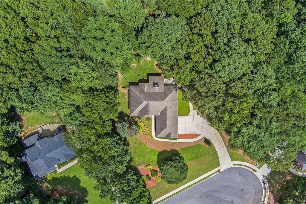 3792 Falls Trail Winston, GA 30187 - Photo 30 of 33 an aerial view of a house with a yard