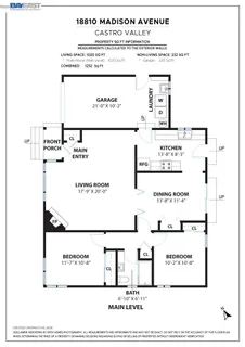 $799,000 | 18810 Madison Avenue, Castro Valley, CA 94546